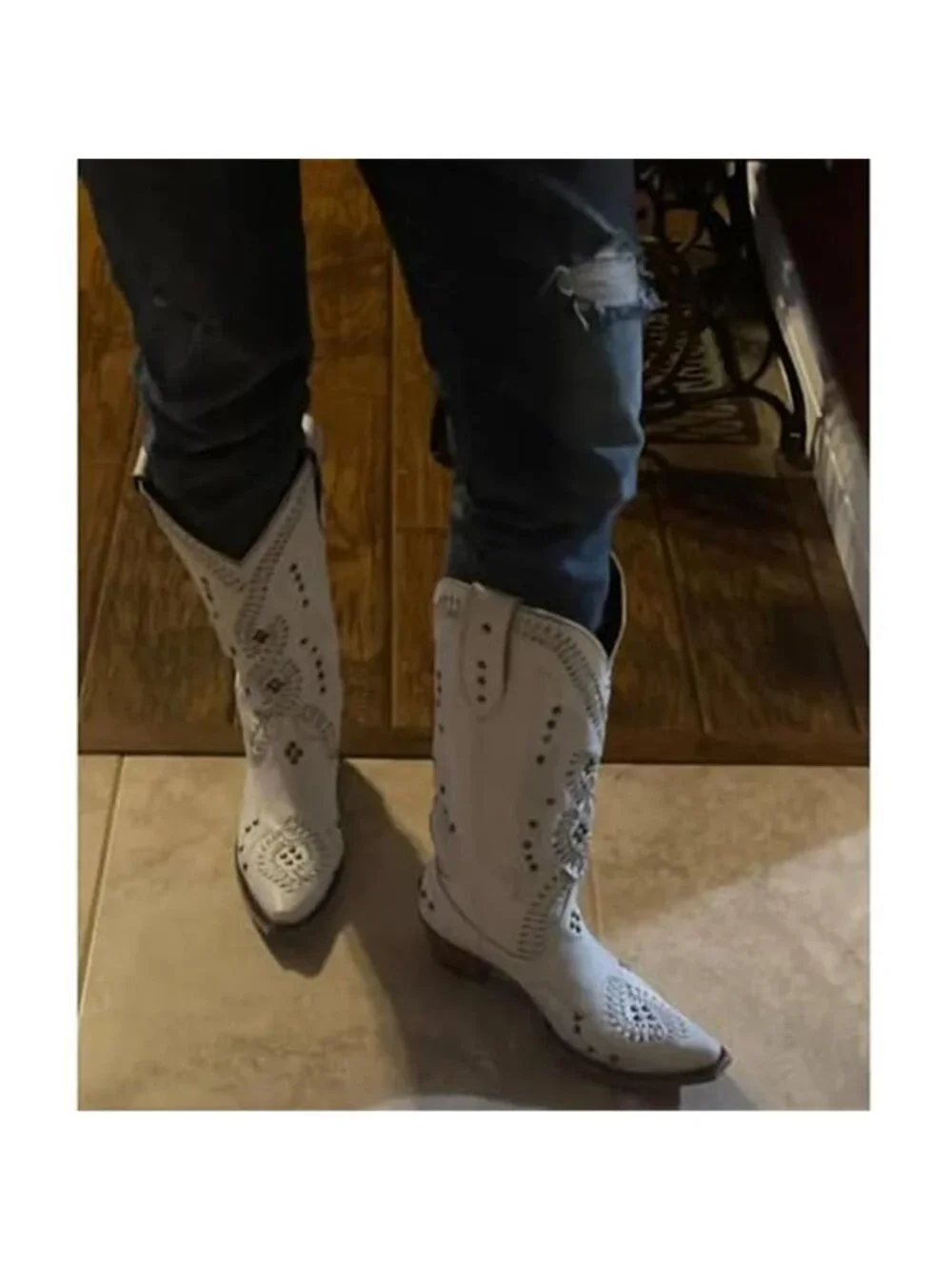 Yolkomo Cowboy Boots for Women Knee High Western Cowgirl Boots